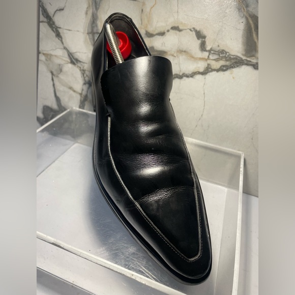 GUCCI loafers shoes mens leather sz 10 made in italy - Picture 13 of 16